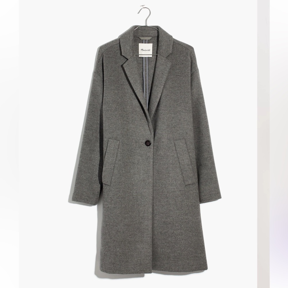 Madewell Monsieur Coat in grey Sz XS